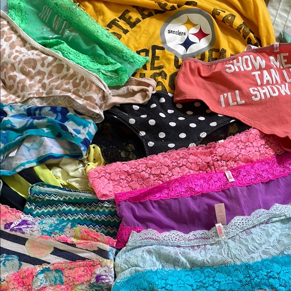 PINK should size medium Turquoise Lace Panties